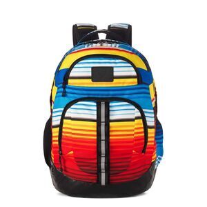 Ariat Variegated Stripe Print Backpack Laptop Travel Bag NEW